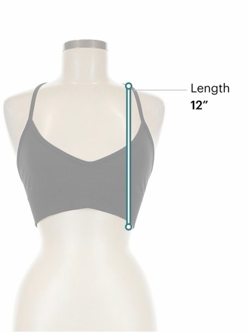 lululemon Black sweetheart, neckline Seamless Bra & free tote - Picture 6 of 9